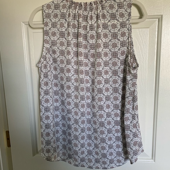 LOFT Outlet Button Detail Sleeveless Top - Picture 5 of 5